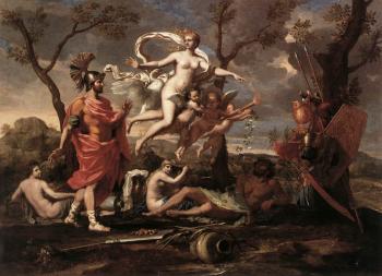 Nicolas Poussin : Venus Presenting Arms to Aeneas